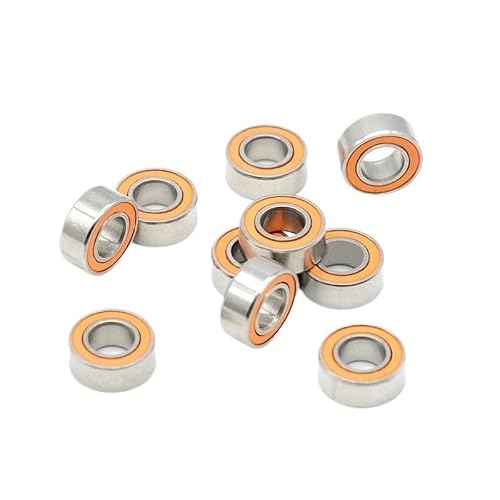 10PCS SMR105-2RS-CB Hybrid Ceramic Bearings 5x10x4mm ABEC-7 Si3N4 Ceramic Ball Bearings For High-Speed Applications