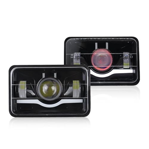 Phare LED 4 "X 6" H4656 pour XR650L remplace l'éclairage d'origine faible avec DRL