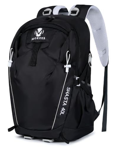 Hiking Backpack 40L Water Resistant Daypack with Raincover for Men Women Durable Rucksack for Camping Trekking Travel and Outdoor Sports