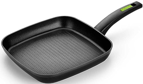 Monix Grill Rayas Verde 28cm