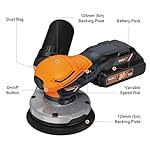 MAXXT 20V Random Orbital Sander, 7-Speed Cordless Sander, 5-Inch Backing Plate 4,000-10,000 rpm High-Performance Woodworking Dust Removal System - Image 2