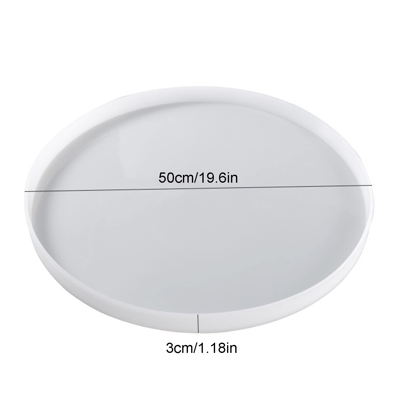 Molde de resina para mesa – Molde de bandeja de silicona con 3