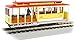 Cable Car with Grip Man - Maroon & Tan - HO Scale