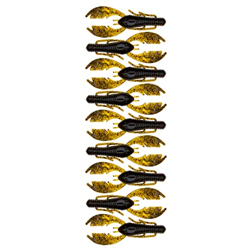 BAITFUEL Paca Slim Infused with Supercharged X55 Formula Gel: Fish Scent Technology with Powerful Attractants | 4-Inch, Green Pumpkin Candy (PN: X65525)