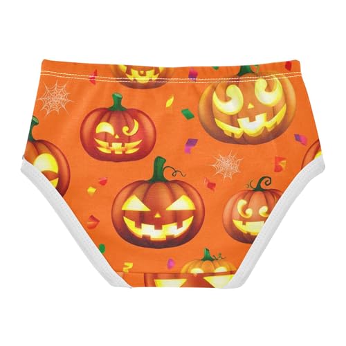 Animal Girls Underwear Toddlers 2t Cotton Cute Panties Girl Halloween Jack Lantern Pumpkins Briefs Kids Undies2
