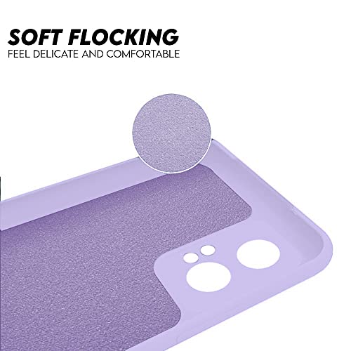 Image of DIZORO Microfiber Cover Compatible Smooth Touch Cushion Liquid Soft Silicone Gel Rubber Phone Cases Non-Slip Full Body Protective Shockproof Back Cover -nord ce