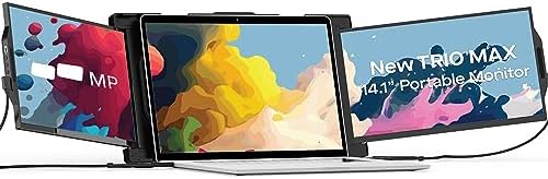 New Mobile Pixels Trio Max Portable Monitor, 14.1" Triple Monitor...