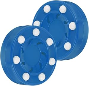 Shidongbla 2 Stück Straßenhockeybälle Profi Eishockeypuck