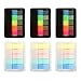 LUTER 600 Onglets d'Index, Onglets Adhésifs Onglets Amovibles Marqueurs de Page Onglet Index Collant, pour les Pages de Livres les Documents les Catégories de Marquage (Morandi et Fluorescent)