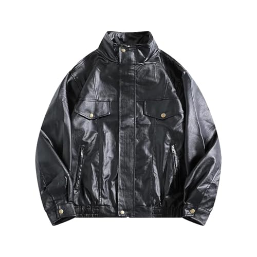 Veste en cuir pour homme rayée haut pour sublimer votre silhouette