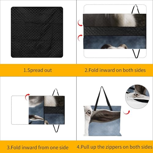 Couverture de plage extérieure pliable et imperméable pour se protéger du sable humide - 5