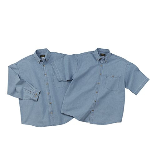 Vintage Soft-Denim Cotton-Washed Long-Sleeve Shirt by Cobra