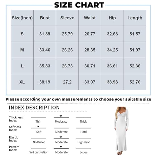 Robe longue manches longues coupe près du corps pour silhouette élancée - 4