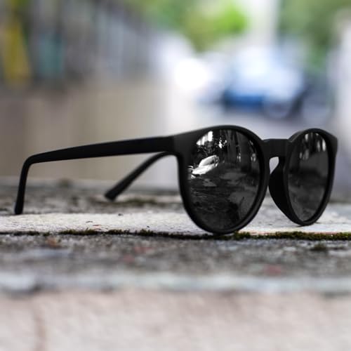 Image of WISTON Polarized Round Sunglasses for Women & Men,Running Sunglasses Retro Classic UV400 Protection TR Frame Lightweight 8107