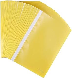 Indigo® A4 Project Folder - Yellow - Report Document Files Folders 2 Prong (25)