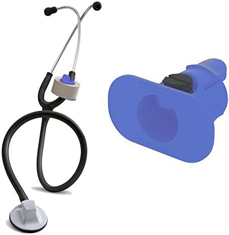 StatGear Stethoscope Tape Holder - Medical Items for Nurses, Paramedics, EMT, EMS - Blue