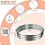YSEJOMP 60 Inch Diameter Round Galvanized Fire Pit Ring/Fire Ring - Foldable and Perfect for Outdoor Gatherings and Campfires in The Yard/Garden/Park/Beach (5 FT Diameter, Silver)