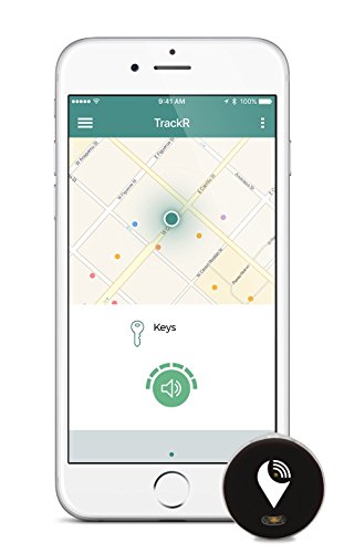TrackR pixel - Bluetooth Tracking Device. Key Tracker. Phone Finder. Wallet Locator - Black, Gray, White (3 Pack)