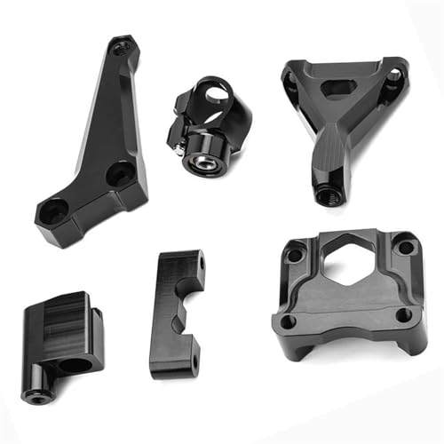 Kit support stabilisateur direction Kawasaki Z250 Z300 : fixation de précision en alu CNC