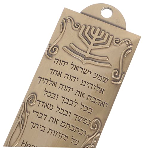 Aboofan 2 Sets Religious Holy Scroll Vintage Decor Judaica Mezuzah Decor Door Mezuzah House Mezuzah Metal Hebrew Symbols Mezuzah Decor #TOP6