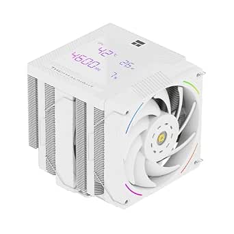 TR -Phantom Spirit 120 Digital SNOW CPU Air Cooler, 7 Heat Tubes CPU Cooler, Dual 120mm PWM Lüfter, Unterstützung für AM4 / AM5 / Intel lga1700/1150/1151/1200/1851