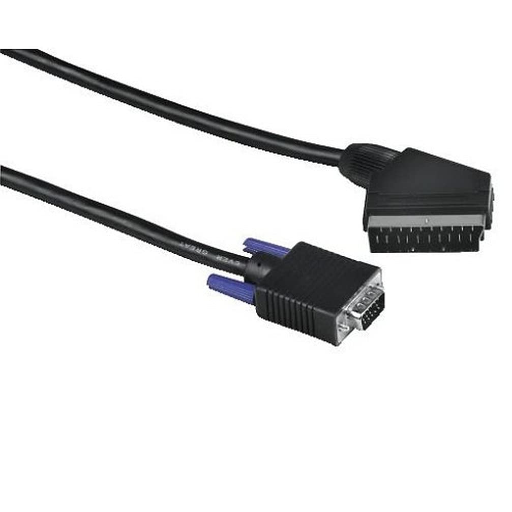 Hama Cable de conexión de vídeo euroconector Macho – HDD Macho, 15 Pines, 10 m
