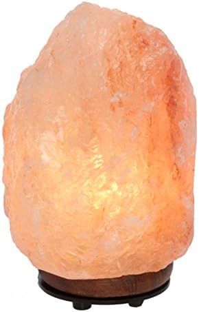 Simply Genius Himalayan Salt Lamps with Dimmer, 5.5” Natural Salt Lamp Rock with Salt Lamp Bulb and Salt Lamp Cord, Salt Lamp Night Light For Bedrooms, 5.5 to 8 Pounds