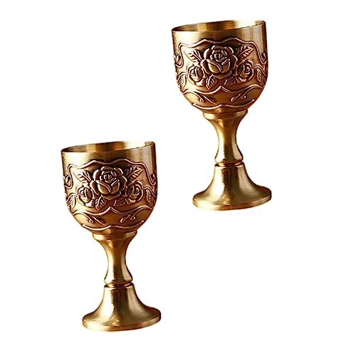 TIDTALEO 2 Pezzi Coppa da Vino Bicchiere da Vino Bianco per Feste Matrimoni e Speciali
