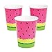 Fun Express - Tutti Frutti Cup 9 oz for Party - Party Supplies - Print Tableware - Print Cups - Party - 8 Pieces
