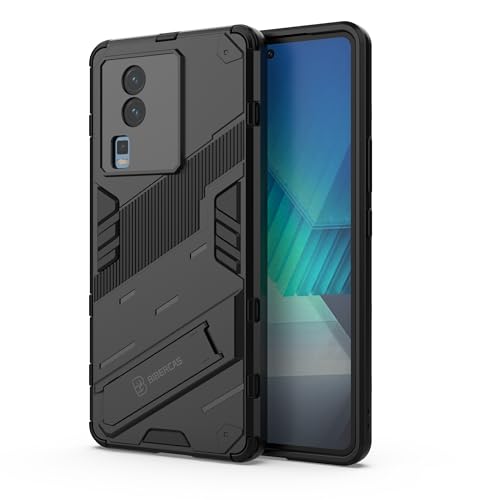 Image of Back Case Cover Compatible for Iqoo Neo 7 Pro 5G, Iqoo Neo 7 5G | 360 Degree Protection | Camera Protection | Kickstand Case | Shockprof Case |