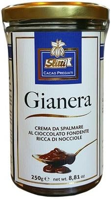 Gianera Dark Chocolate Hazelnut Spread by Slitti