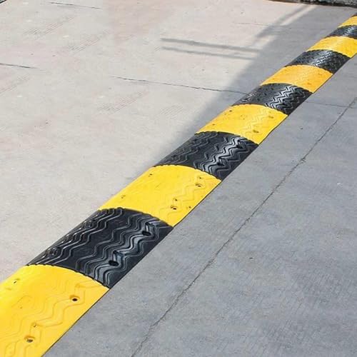 Resistente golpe de velocidad para tráfico vial con capacidad de 332 libras y goma duradera 8