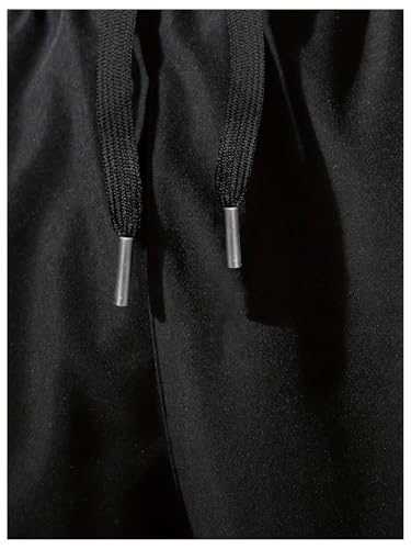 OYOANGLE Men's Casual Jogger Cargo Pants Drawstring Waist Flap Pocket Joggers Athletic Workout Trousers3