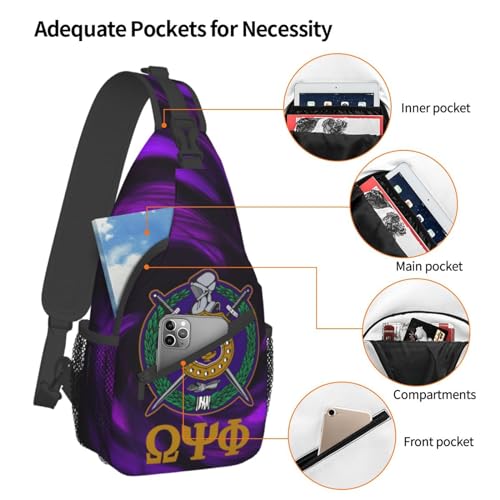 Mochila deportiva tipo bandolera para hombre miniatura 4
