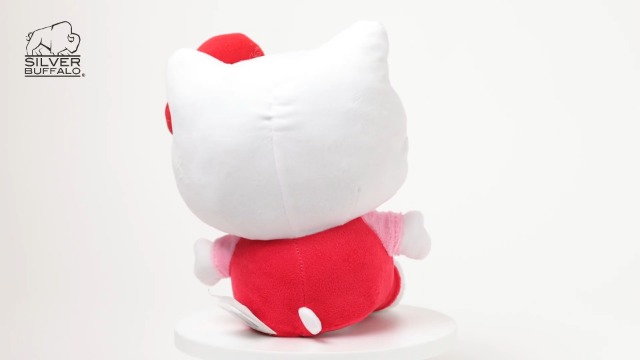 Amazon.com: Silver Buffalo Sanrio Hello Kitty Sitting Pose Soft