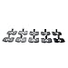 Panduit FRQMC-X Fiberrunner Quik Mount Clips Accessory (10 Pack)