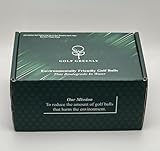 Eco-Friendly Water Soluble Golf Balls | Ideal Practice or Gift Balls for Driving Ranges, Oceans, Lakes | Not Meant for Matches or Tournaments, 1-2 Hits Max | Biodegradable & Quickly Dissolves in Water