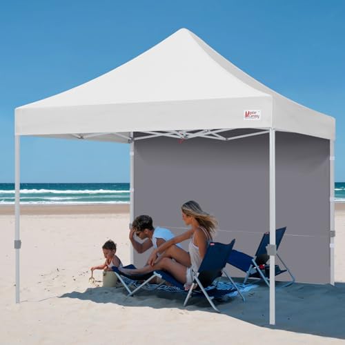 Image of MASTERCANOPY 10x10 Pop Up Canopy Sidewall Only 1-Pack Gray