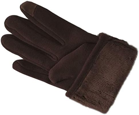 Fashion Touch Screen Gloves Soft Comfortable Windproof with Velvet Inside for Women Girls Winter Warm Wear