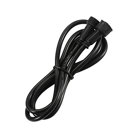 QACA 5PCS 3.28ft 1m Extension Cable Wire Cord with Male and Female 2Pin Connectors at Both Ends for Single Color LED Deck Lights Cover