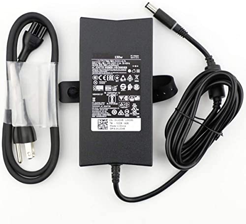 130W AC Charger Fit for Dell Precision 3520 3510 3530 M2800 M4400 M4500 M6300 Inspiron 7559 5577 5576 7567 7566 7557 5160 PA-4E 330-1829 330-1830 Laptop Power Adapter Supply Cord