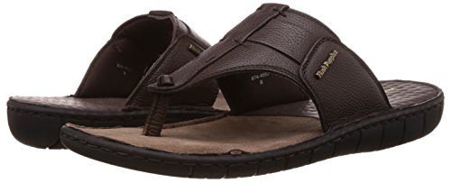 Hush Puppies Men's Sedan Thong Leather Flip Flops Thong Sandals