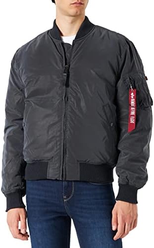 ALPHA INDUSTRIES Men's Bomber Jacket, Rainbow/Reflective, XX-Large