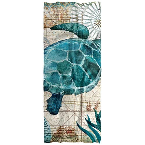 Bufanda ligera para mujer, primavera, otoño e invierno, bufandas chales envolturas Monterey Bay tortuga marina, Varios colores