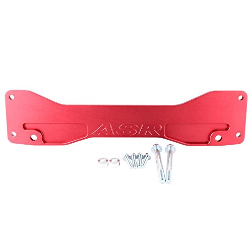 Qiilu Rear Lower Subframe Brace Tie Bar Subframe Bar for Honda Civic EM EP3 Acura RSX DC5(Red)
