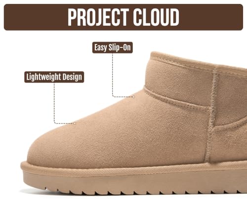 Image of Project Cloud Genuine Leather Ankle Boots for Women - Water Resistant with Memory Foam Insole Winter Boots - Trending Shoes & Comfortable Women's Ankle Boots (Hippy)