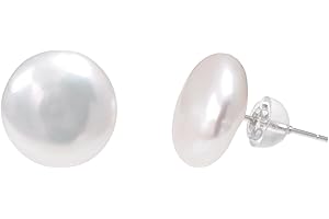 14-15 MM Freshwater Pearl Studs: A touch of elegance