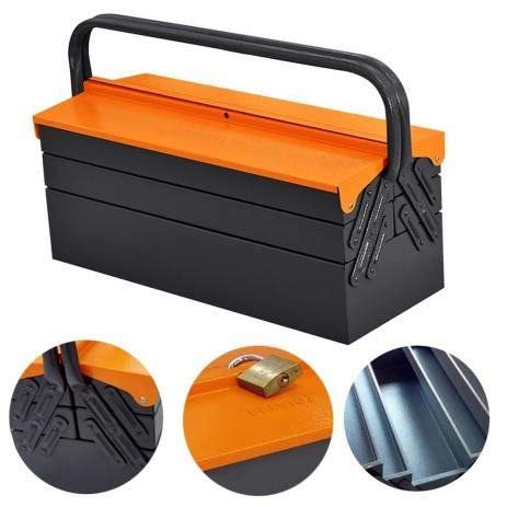 Caixa De Ferramentas Sanfonada 5 Gavetas Aço 50 Cm Presto