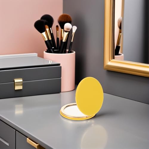 Espejo de Maquillaje Plegable Metálico Doble Cara miniatura 7