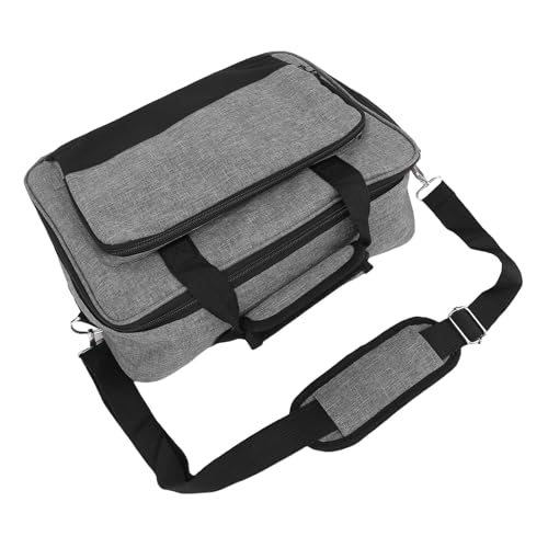 Funda para proyector Zunate con correa ajustable para hombro, bolsa de almacenamiento de tela Oxford, medidas 16,0 x 5,7 x 11,5 pulgadas miniatura 5